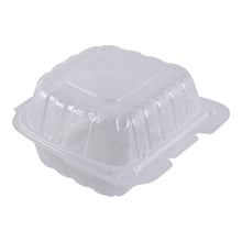 Load image into Gallery viewer, Empress Clear Hinged Container, 6" x 6", 1 Compartment, Vented, 150ct. - 2/CS (ECLPPHL-66)
