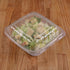 Empress Clear Hinged Container, 8" x 8", 1 Compartment, Vented - 200/CS (ECLPPHL-81)