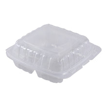 Load image into Gallery viewer, Empress Clear Hinged Container, 8" x 8", 3 Compartment, Vented - 200/CS (ECLPPHL-83)
