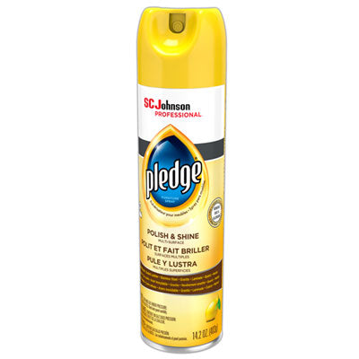 Pledge Furniture Polish, Lemon Scent 14.2 oz- 6/CS (301168)