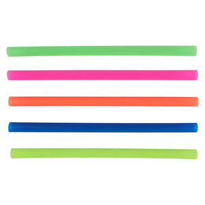 Straw, Wrapped, 9" Colossal Boba, 12MM Diameter, Neon, 500ct. Bag - 4/CS (E9BOBA-NE)