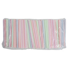 Load image into Gallery viewer, Straw, Wrapped, 9&quot; Colossal Boba, 12MM Diameter, Neon, 500ct. Bag - 4/CS (E9BOBA-NE)

