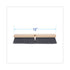 Push Broom, Gray Flagged Poly Bristles, 18" (Handle Sold Separately)