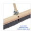 Push Broom, Gray Flagged Poly Bristles, 36" (Handle Sold Separately)