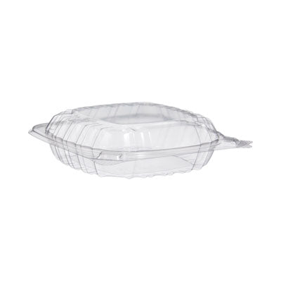 Dart ClearSeal Hinged Lid Plastic Container, Clear, 5.4" x 5.3" x 2.6", 125ct. - 4/CS (C53PST1)