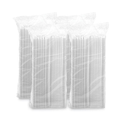 Dart ClearSeal Hinged Lid Plastic Container, Clear, 5.4" x 5.3" x 2.6", 125ct. - 4/CS (C53PST1)