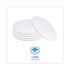 Floor Pad, 24", White Polishing - 5/CS