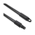 Fiberglass Broom Handle, Nylon Plastic, Threaded End, 1" x 60", Black (BWK636)