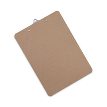 Load image into Gallery viewer, Hardboard Clipboard, 1.25&quot; Clip Capacity, Holds 8.5&quot; x 11&quot; Sheets, Brown (UNV40304)
