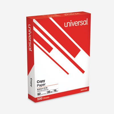 Copy Paper, 8 1/2" x 11", 92 Bright, 20lb. Bond Weight - 5000/CS