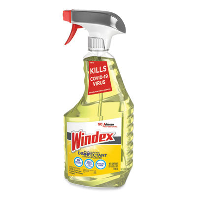 Windex Multi-Surface Disinfectant Cleaner, Fresh Scent, 32 oz. Trigger - 8/CS (322369)