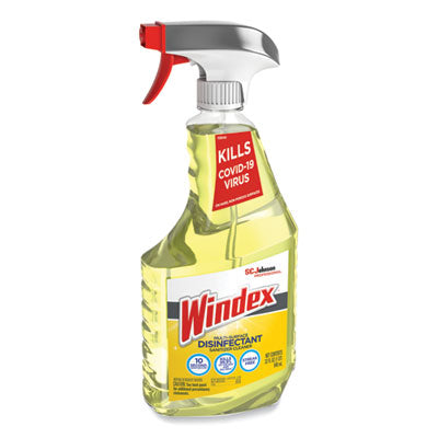 Windex Multi-Surface Disinfectant Cleaner, Fresh Scent, 32 oz. Trigger - 8/CS (322369)