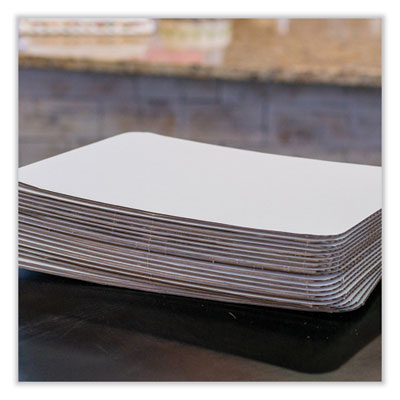 Bakery Bright White Cake Pad, Single Wall Pad, 1/4 Sheet, 10" x 14", White - 100/BNDL (1149)