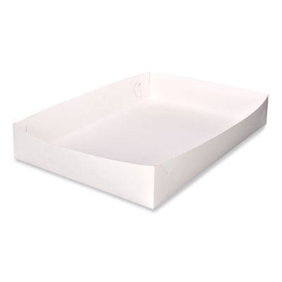 Lock Corner Bakery Box, White, 26" x 18 1/2" x 4", Non-Window - 50/CS (1995)