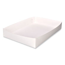 Load image into Gallery viewer, Lock Corner Bakery Box, White, 26&quot; x 18 1/2&quot; x 4&quot;, Non-Window - 50/CS
