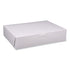 Lock Corner Bakery Box, White, 19" x 14" x 4", Non-Window - 50/BNDL (1029)