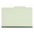 Four-Section Classification Folders, 2" Exp. , 1 Divider, 4 Fasteners, Legal Size, 10/Box (UNV10261)