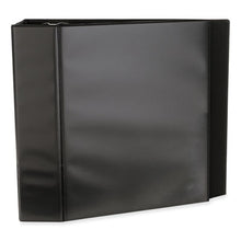 Load image into Gallery viewer, Universal Slant D-Ring View Binder, 3 Rings, 4&quot; Capacity, 11&quot; x 8.5&quot;, Black
