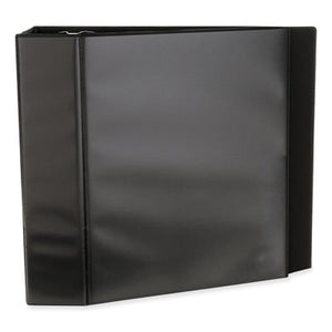 Universal Slant D-Ring View Binder, 3 Rings, 4" Capacity, 11" x 8.5", Black