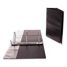 Load image into Gallery viewer, Universal Slant D-Ring View Binder, 3 Rings, 4&quot; Capacity, 11&quot; x 8.5&quot;, Black
