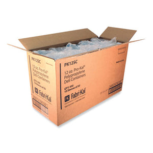 Fabri-Kal Clear Microwavable Deli Container, 12 oz. - 50ct. 10/CS (PK12SC)