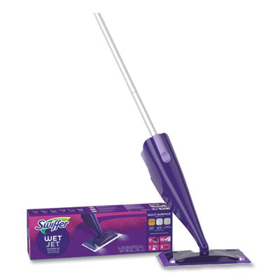 Swiffer WetJet Starter Kit, Includes Mop, 10 Pads & Solution (49886)