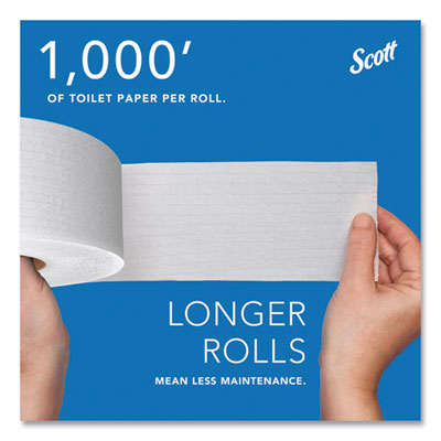 Scott Essential 2-Ply Jr. Jumbo Toilet Tissue 1000' - 12/CS (67805)