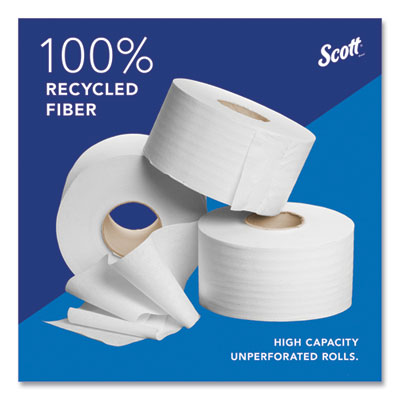 Scott Essential 2-Ply Jr. Jumbo Toilet Tissue 1000' - 12/CS (67805)