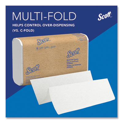 Scott Essential White Multifold Paper Towels - 4000/CS (01804)