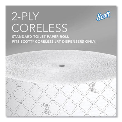Scott Essential Coreless Jr. Jumbo Toilet Tissue 2-Ply 1150' Roll - 12/CS (07006)