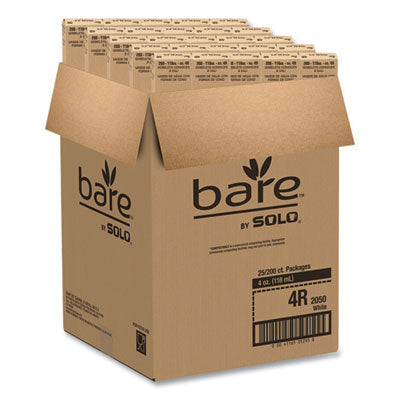 Solo Rolled Rim Paper Cone Cups, 4 oz. - 200ct. 25/CS (4R-2050)