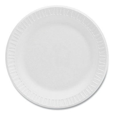 Dart White Styrofoam Plate, 6", 1 Compartment - 125ct. 8/CS (6PWCR)