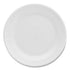 Dart White Styrofoam Plate, 6", 1 Compartment - 125ct. 8/CS (6PWCR)