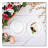 Dart White Styrofoam Plate, 6", 1 Compartment - 125ct. 8/CS (6PWCR)