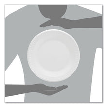 Load image into Gallery viewer, Dart White Styrofoam Plate, 10 1/4", 1 Compartment - 125ct. 4/CS (10PWCR)
