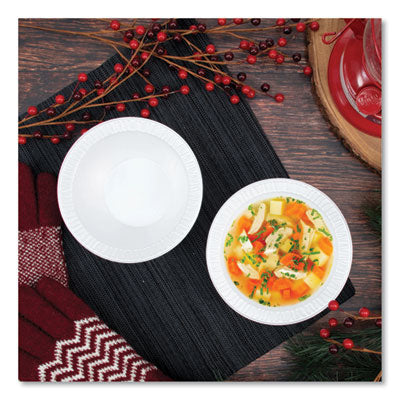 Dart Styrofoam Bowl, 12 oz. - 125ct. 8/CS (12BWWC)