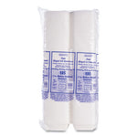 Dart Hinged Lid Styrofoam Container, 5.38" x 5.5" x 2.88", White, 125ct. - 4/CS (50HT1)