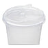 Karat Strawless Sip Lid for 32 oz. PET Cups - 1000/CS (C-KC107TS-SH)