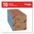 Wypall L10 Windshield Towels, 1-Ply, 9.1" x 10.25", Light Blue, 224/Pack, 2240/CS (05123)