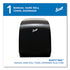 Scott Pro Mod Manual Hard Roll Towel Dispenser, Blue Core, Smoke (34346)