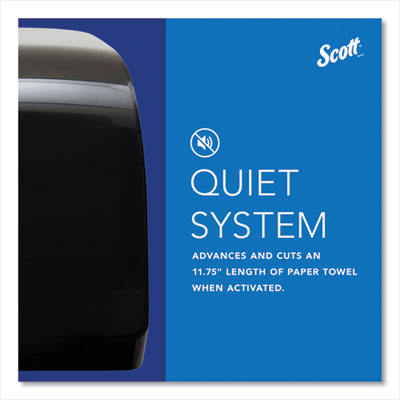 Scott Pro Mod Manual Hard Roll Towel Dispenser, Blue Core, Smoke (34346)
