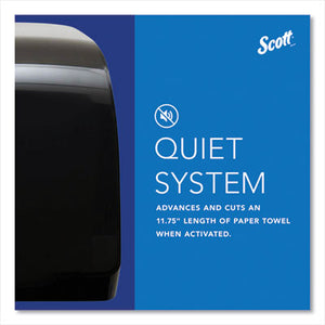 Scott Pro Mod Manual Hard Roll Towel Dispenser, Blue Core, Smoke (34346)