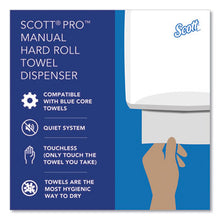 Load image into Gallery viewer, Scott Pro Mod Manual Hard Roll Towel Dispenser, Blue Core, Smoke (34346)
