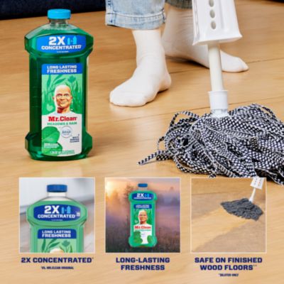 Mr. Clean Multi-Purpose Cleaner, 2X Concentrated, Meadows & Rain w/Febreze, 64 oz. - 4/CS (80749542)