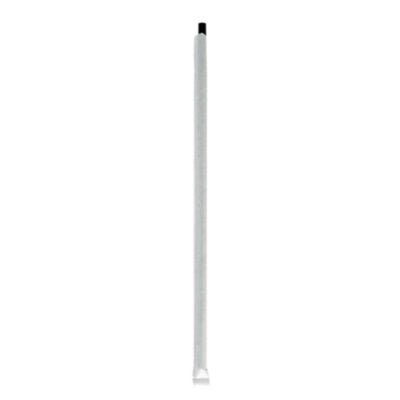 Straw, Wrapped, 10.25" Giant, Black, 300/Box - 4/CS (BWKGST1025BK)