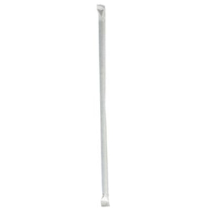 Straw, Unwrapped, 10.25" Giant, Black, 300/Box - 4/CS (BWKGST1025BK)