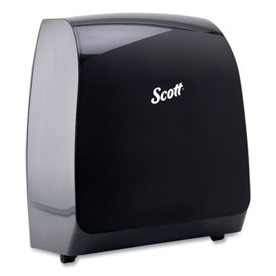 Scott Pro Mod Manual Hard Roll Towel Dispenser, Blue Core, Smoke (34346)