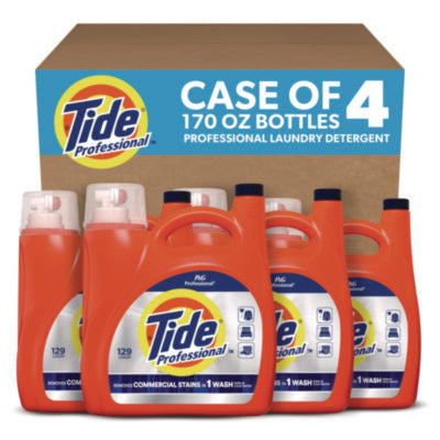 Tide Professional Liquid Laundry Detergent, 170 oz. Bottle - 4/CS (14119)