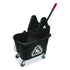 MaxiRough Mop Bucket & Downpress Wringer Combo, Black, 35 Quart (96998)