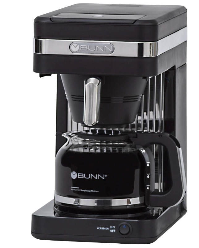 BUNN 10-Cup Home Coffee Maker, Speed Brew Elite, Black (CSB2B)